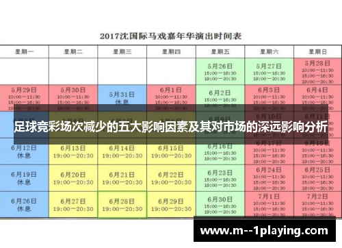 足球竞彩场次减少的五大影响因素及其对市场的深远影响分析